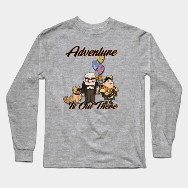 Adventure Is Out There Long Sleeve T-Shirt by PrinceHans Designs